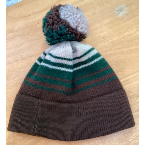 Vermont Originals Hand Crafted 100% Wool Beanie Pom Hat One Size Made in Vermont - Picture 2 of 5